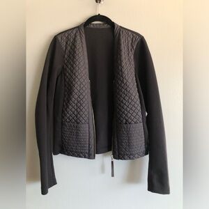 Lululemon Black Quilted Zip Jacket